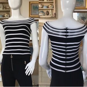 Cache 90s Vintage Off Shoulder Top Size 10